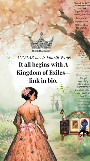 Hey all!
I’ve been learning more about graphic and collage art lately—trying to pour some love and care into these little intros to The Outcast Series. 🌸 All in the hopes that my stories keep finding readers who’ll enjoy them... and maybe help me keep writing until I’m old and wizened (preferably in a moss-covered cottage).
It’s a creative break from writing seven days a week 😅 —but still a piece of the same dream.
Wherever you are, I hope your day feels like a chapter worth rereading. ❤️
All the love,
Nova x
#bookish #fantasyreads #faeromancebooks #fantasybooklover #mustreadbooks #romantasy #fantasyromance
#booktok #fantasybooks #romantasybooks
#bookrecommendation